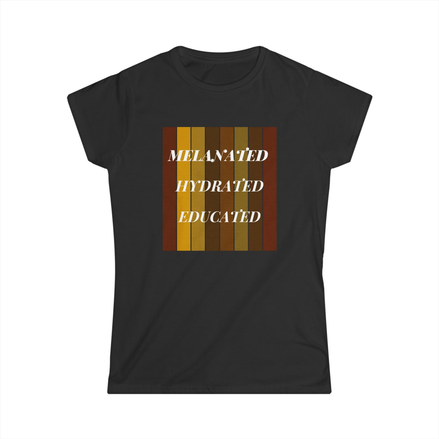 "Melanated" - Women's Softstyle Tee