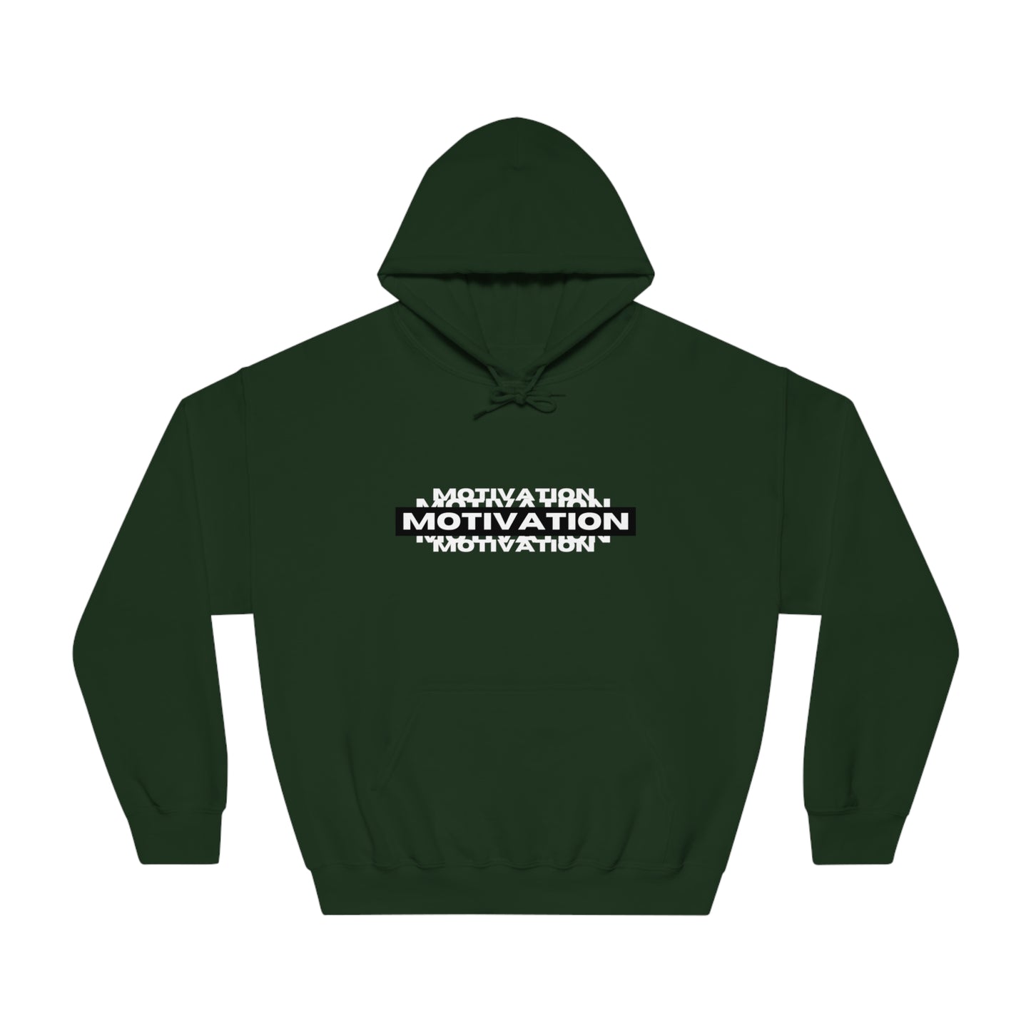 "Motivation" Mens DryBlend® Hooded Sweatshirt