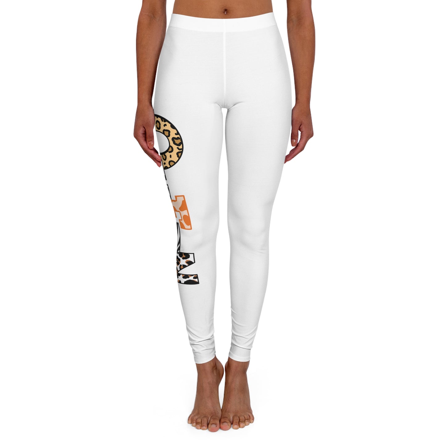 "Queen" - Women's Casual Spandex Leggings (AOP)