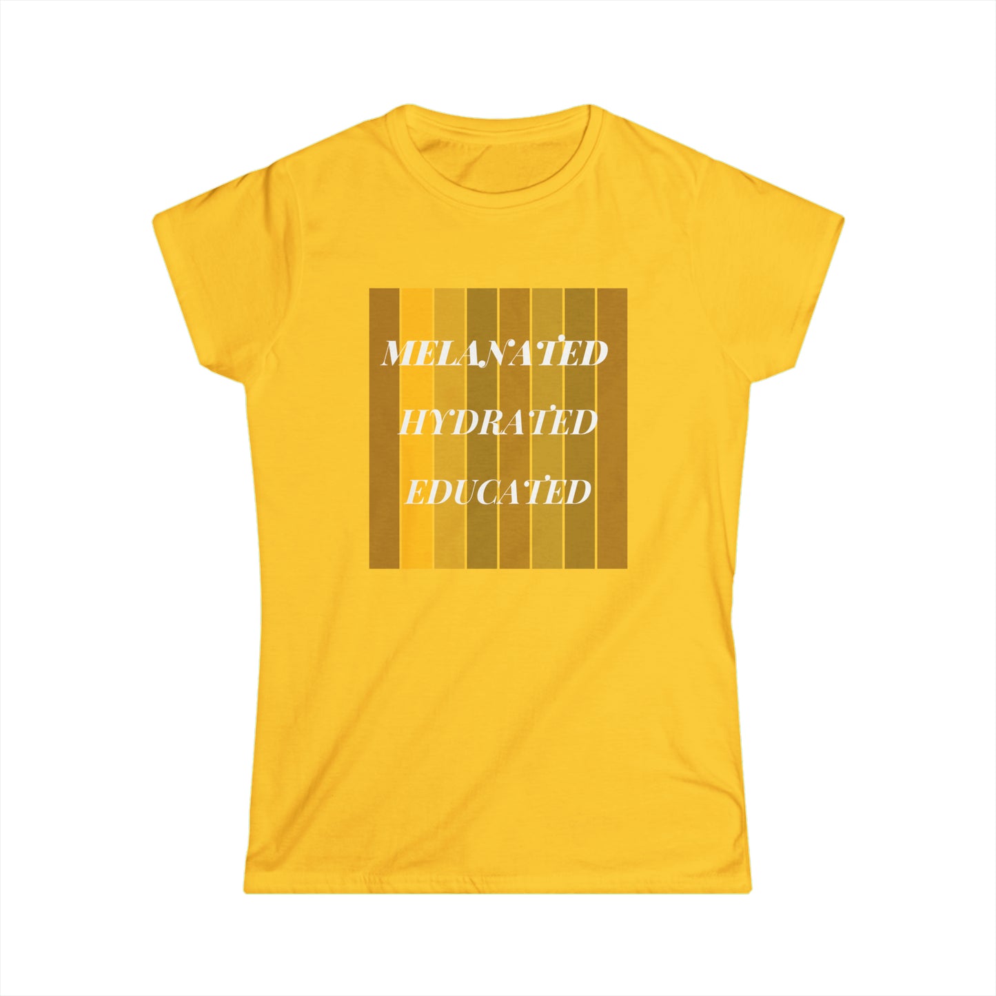 "Melanated" - Women's Softstyle Tee