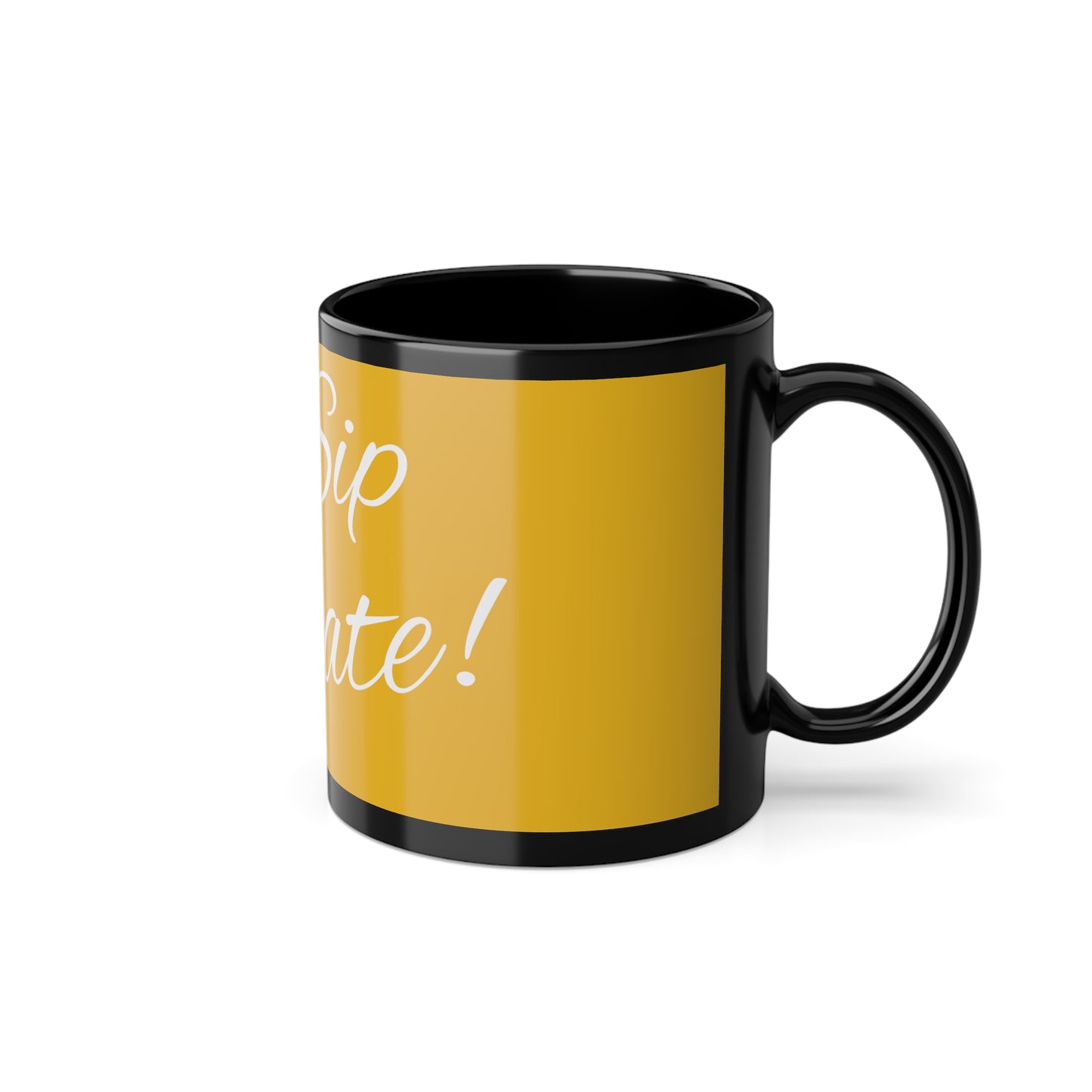 "Sip Sip Create" Coffee Cup, 11oz- Y