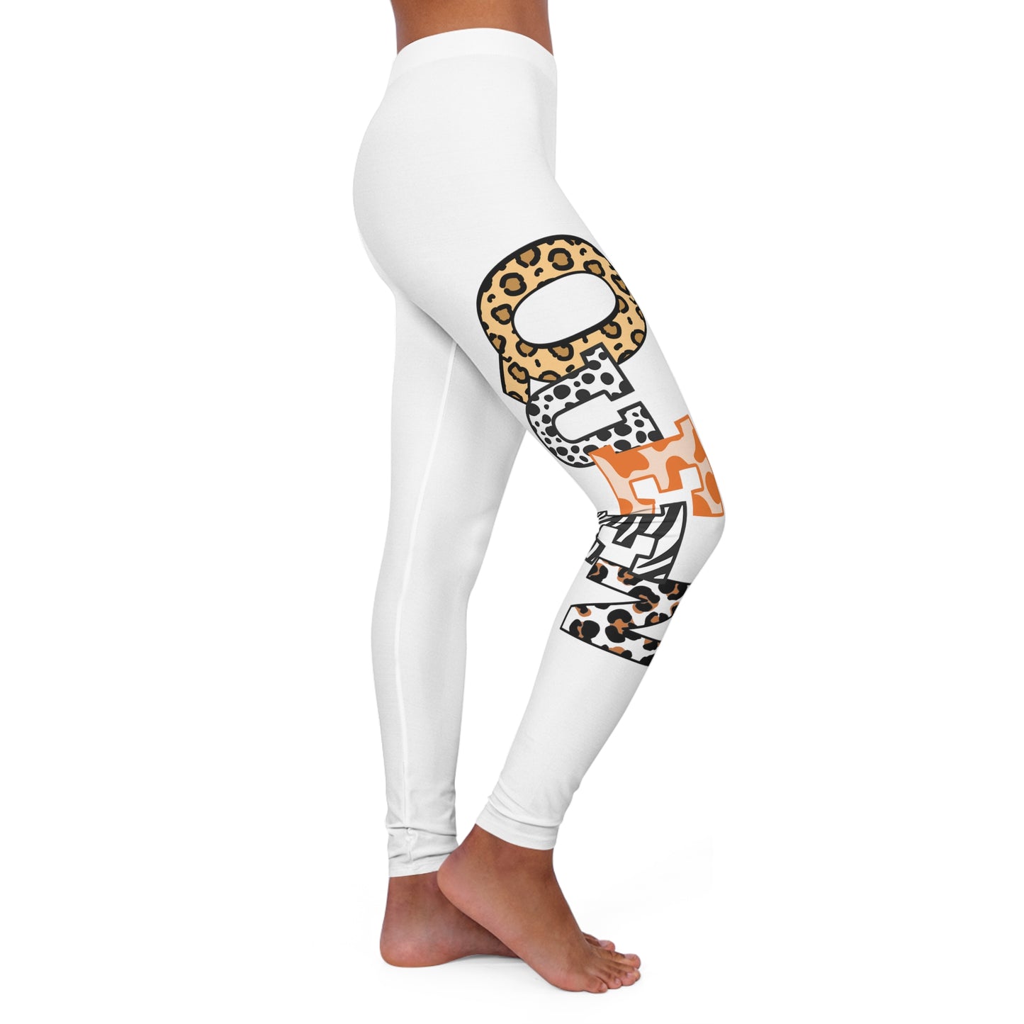 "Queen" - Women's Casual Spandex Leggings (AOP)