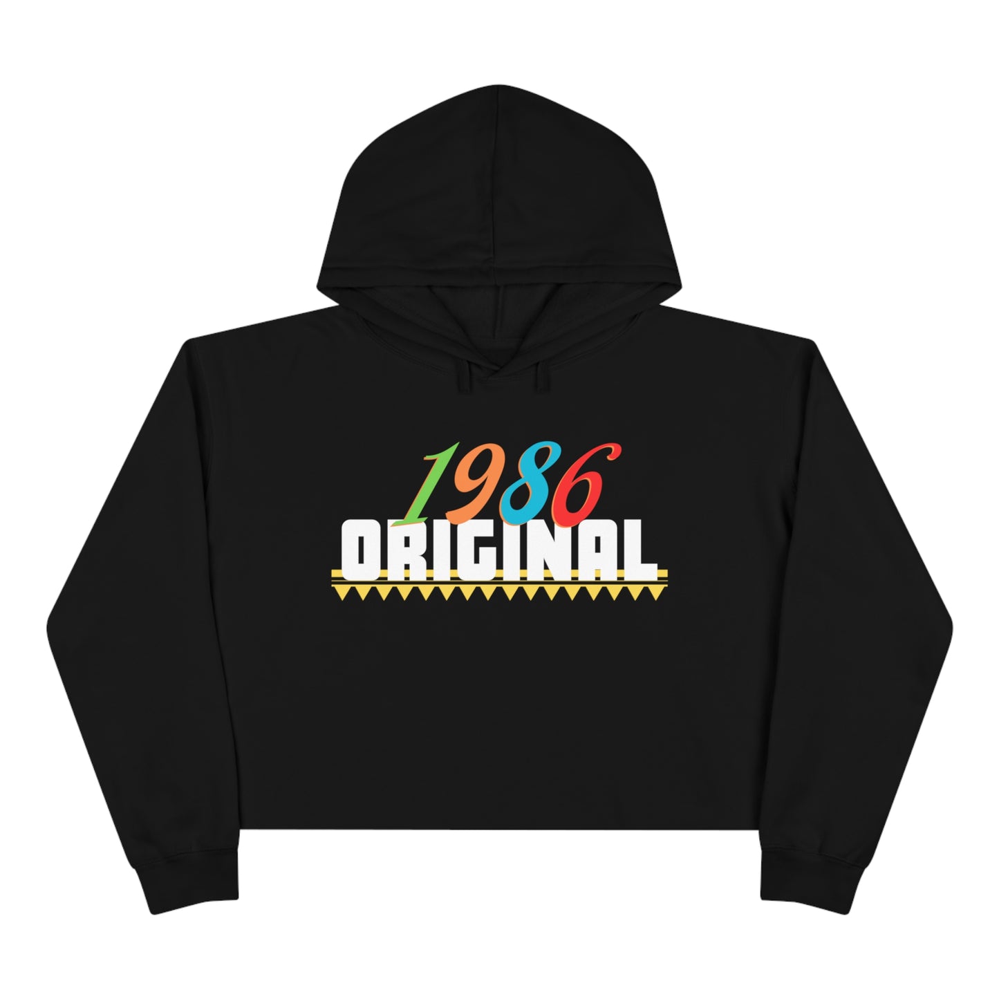 “1986” Crop Hoodie