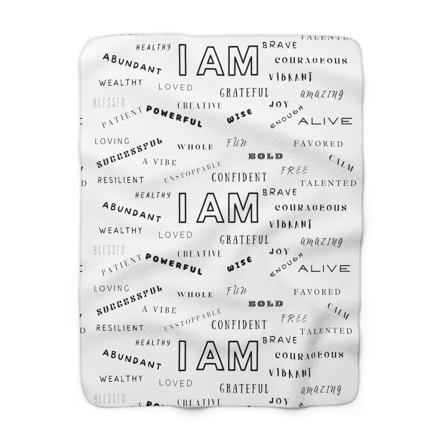 "I Am" -  Fleece Blanket