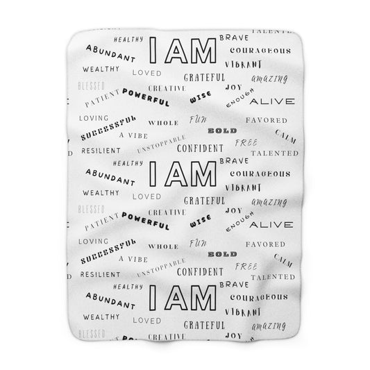 "I Am" -  Fleece Blanket