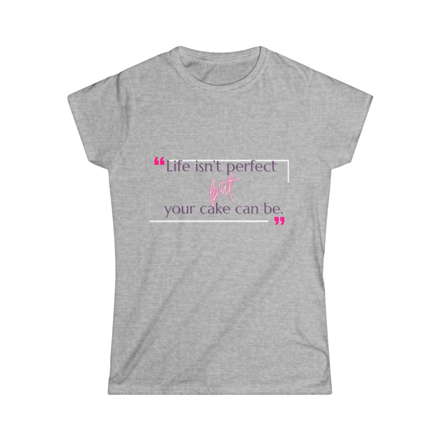 "Perfect Cake" Women's Softstyle Tee