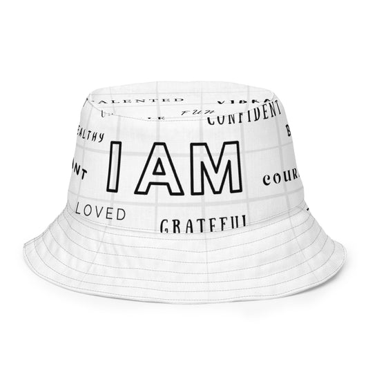 "I Am" - Reversible bucket hat